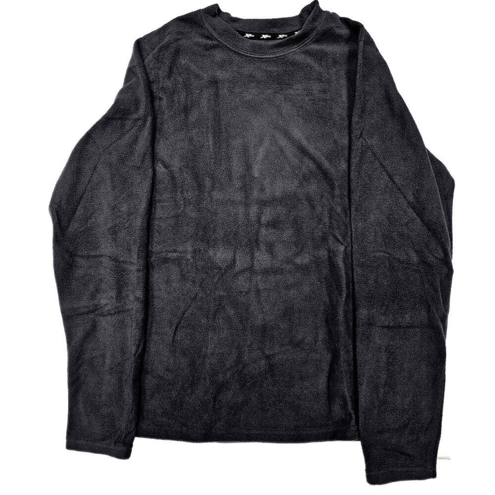 Men Thermal Shirt Winter Warm Base Layer Ultra Soft Moisture Wicking, Black, NWT